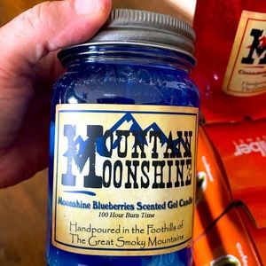 Blueberry moonshine gel candle